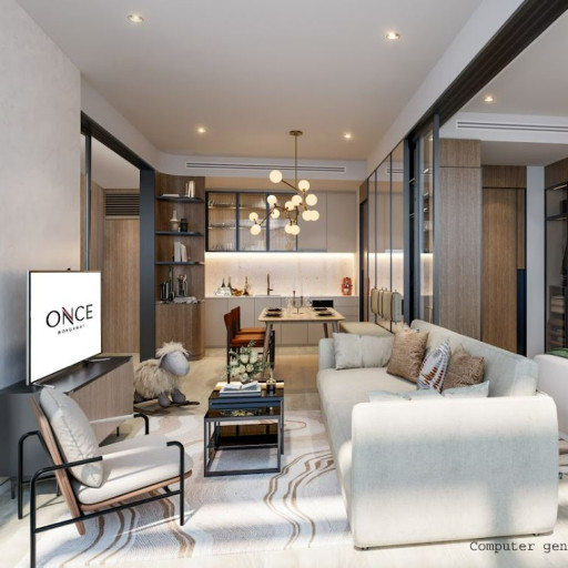 Once Wongamat, Односпальная квартира - 35 м²