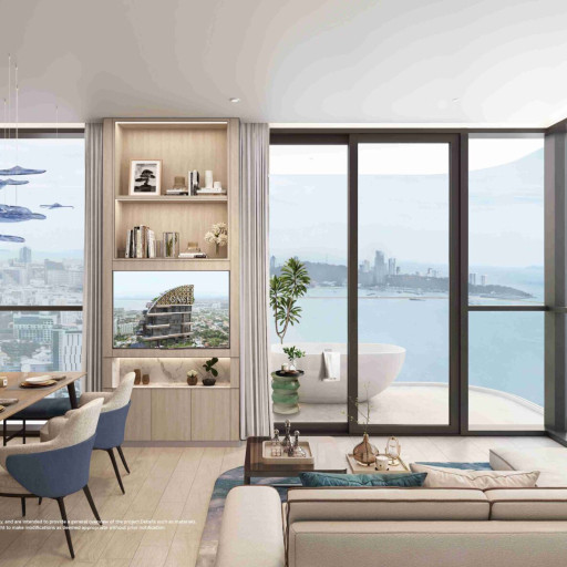 Once Wongamat, Квартира с 3-мя спальнями - 171 м²